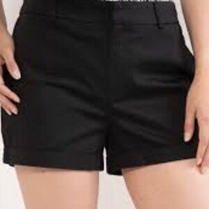 Classic Ralph Lauren Black Label Cotton Tailored Dress Shorts
